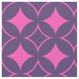 Tecido Embarcação rosa e roxa