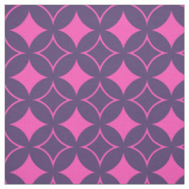 Tecido Embarcação rosa e roxa