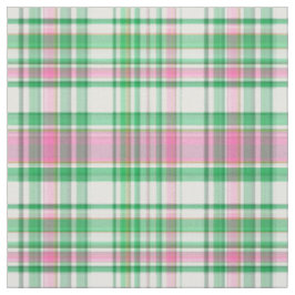 Tecido Emerald Grn Quente-Rosa Whoteia Preppy Madras Xadr