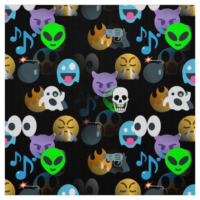 tecido emoji de halloween (Modelo)