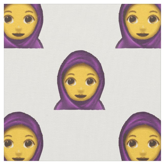 tecido emoji hijab (Detalhe)
