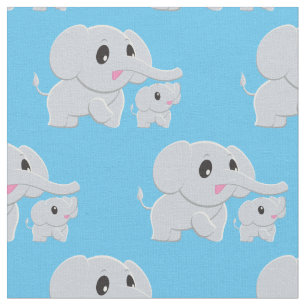Tecido Enfermeiro de Bebê Elefante Bonito
