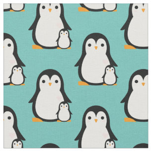 Tecido Enfermeiro de Enfermeiro de Bebê Pinguim Bonito