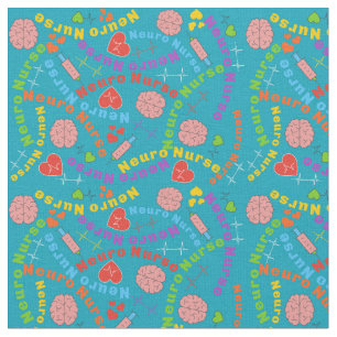 Tecido Enfermeiro Neuro Teal