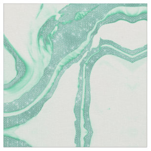 Tecido Enfumaçado Mint Verde Sparkly Sequin Marble