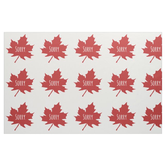 Tecido Engraçado Dia do Canadá (Fat Quarter)