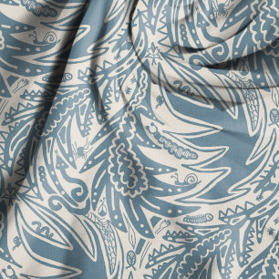 Tecido Entre as Folhas Coisas Rastejantes Seamless
