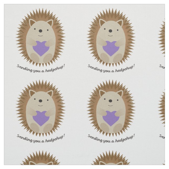 Tecido Enviando-lhe um Hedgehog Hedgehug (Modelo)
