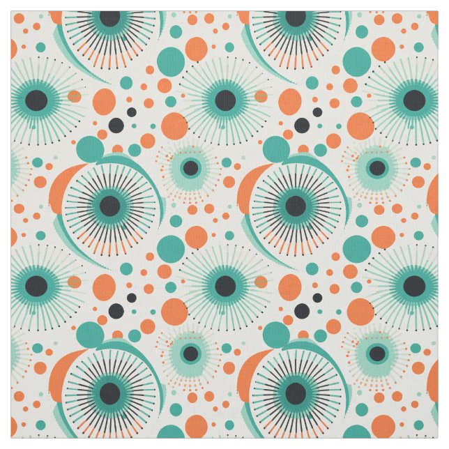 Tecido Época Atômica do 50 Retroativo (Modelo)