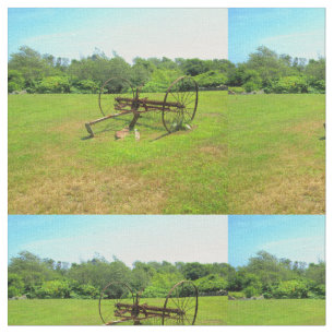 Tecido Equipamento agrícola velho oxidado