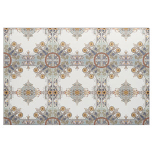 Tecido Era Vitoriana 1899 Art Nouveau Padrão Floral