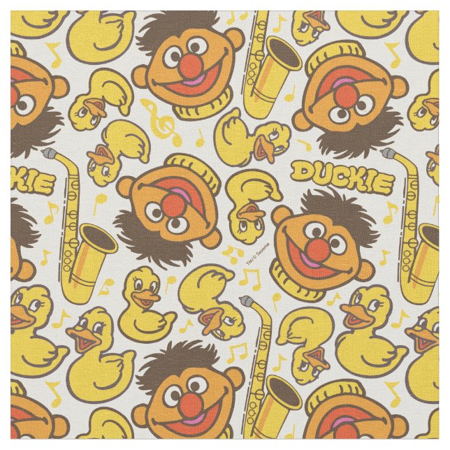 Tecido Ernie e Rubber Duckie Pattern (Detalhe)