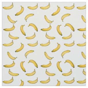 Tecido esboço do padrão da banana
