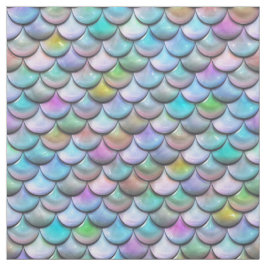 Tecido Escalas coloridas pearlescent lustrosas brilhantes