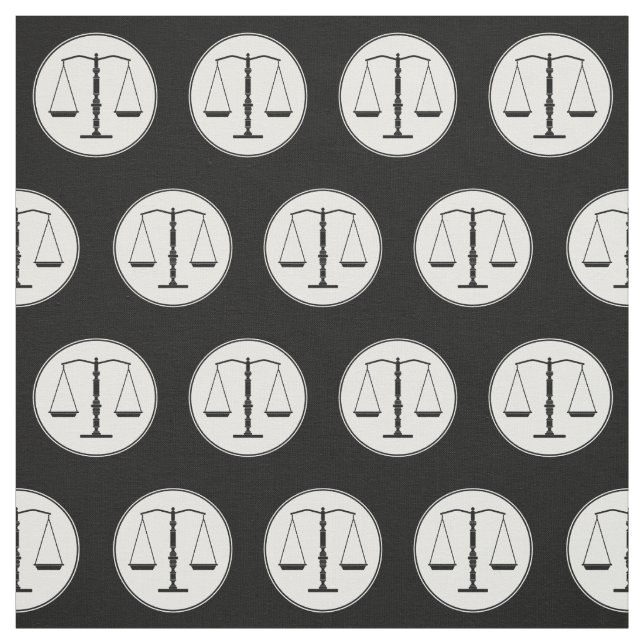 Tecido Escalas do preto de justiça (Modelo)