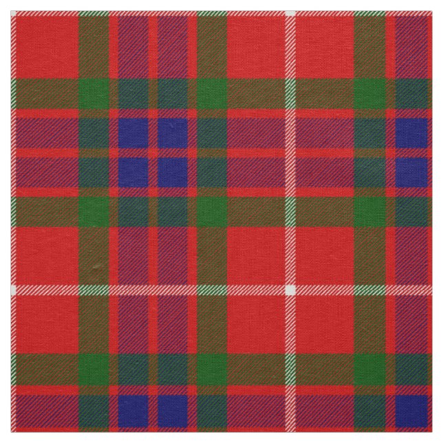 Tecido Escocês Clã Fraser da Xadrez Lovat Tartan (Modelo)