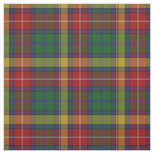 Tecido escocês da xadrez de Tartan de Buchanan do