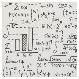 Tecido escrivaninhas matemáticas
