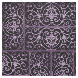 Tecido Escroto roxo e preto
