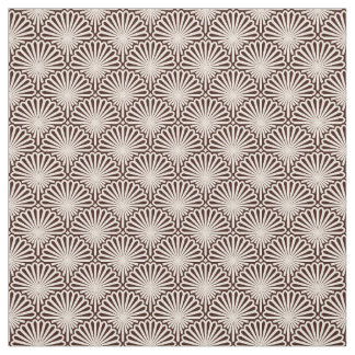 Tecido Escudos do mar do art deco