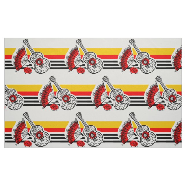 Tecido Espanhol Souvenirs Classic Stripe big (Fat Quarter)