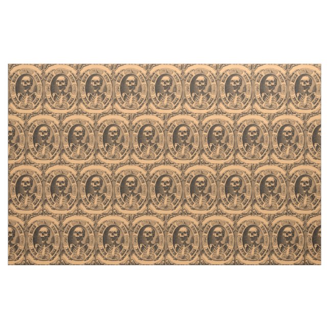 Tecido Espessa do Crânio Humano Spooky_Cove (Fat Quarter)
