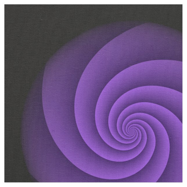 Tecido Espirais do poder - violeta + suas ideias (Detalhe)