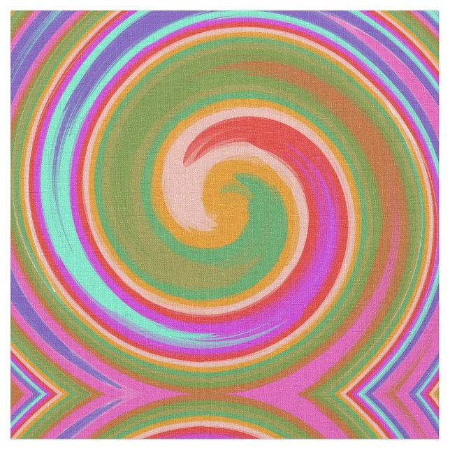 Tecido espiral abstrato colorida (Detalhe)