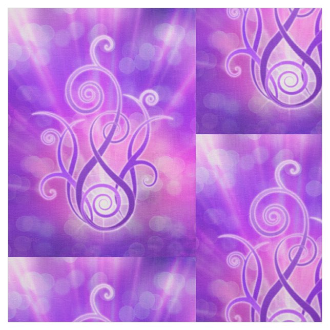 Tecido Espírito Violet Flame Design + suas ideias (Modelo)