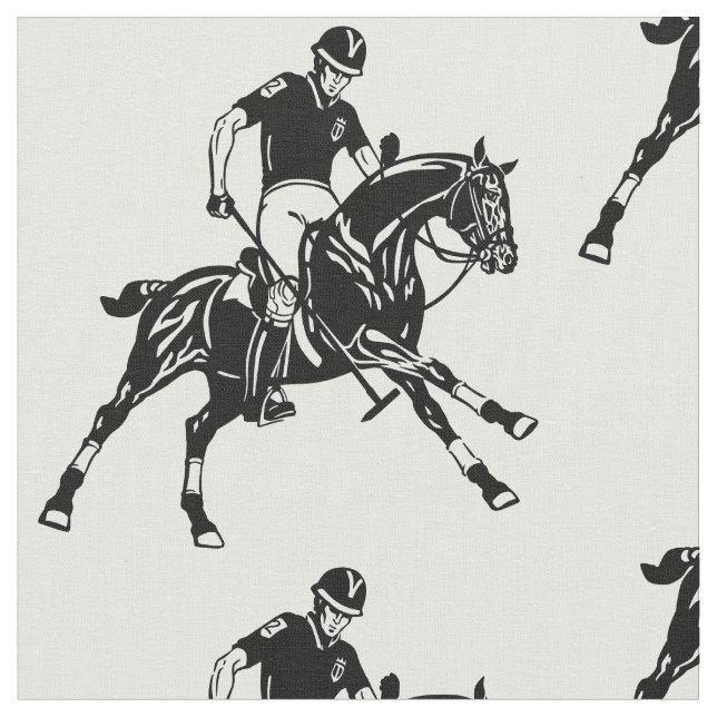 Tecido esporte de polo equestre (Detalhe)