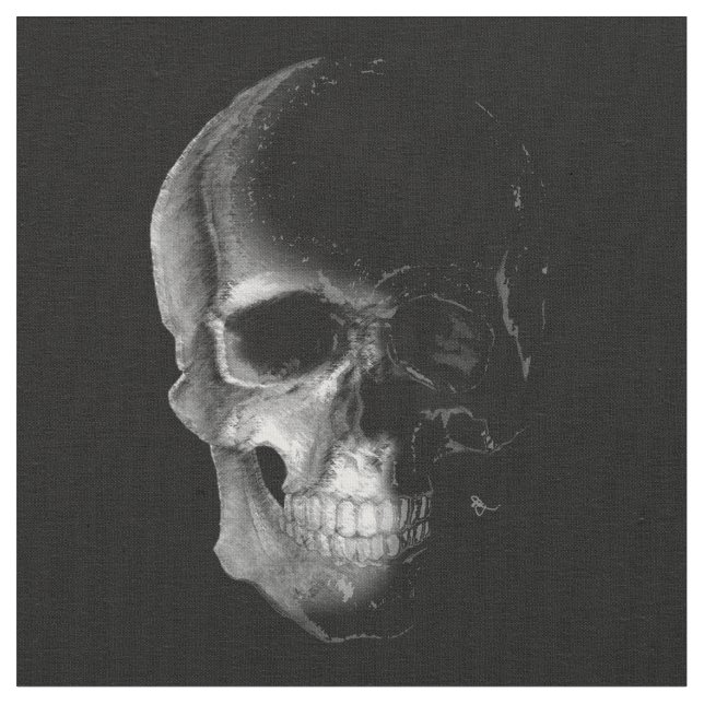 Tecido Esqueleto de sorriso do crânio (Detalhe)