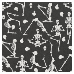 Tecido esqueletos de yoga ossos anatomia crânio sinistro