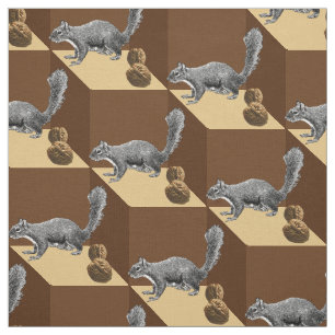 Tecido Esquilo E Loucos