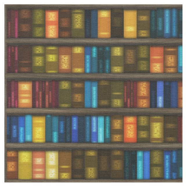 Tecido Estantes de livros 1 (Detalhe)