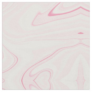 Tecido Estética de pintura rosa com espiral líquida retro