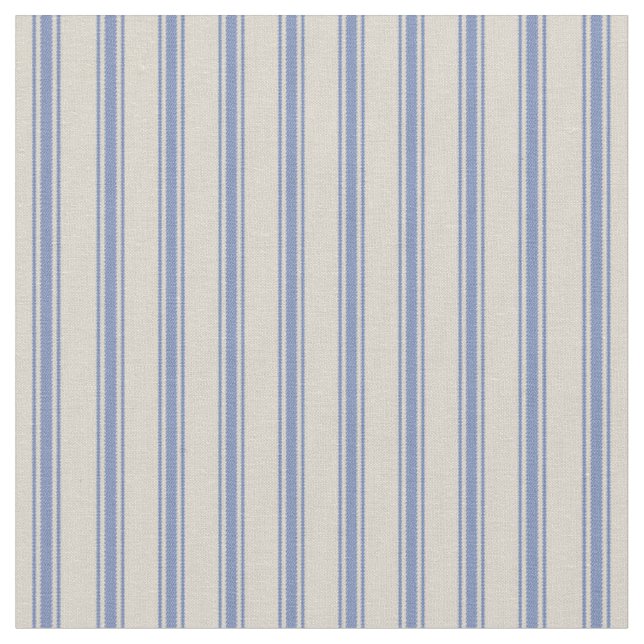 Tecido Esticamentos Clássicos Azuis e Beige (Detalhe)