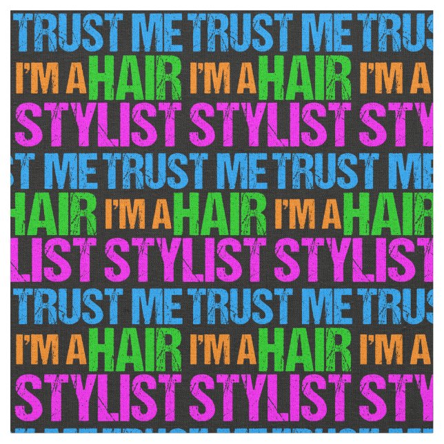 Tecido Estilista de Cabelos legal (Detalhe)