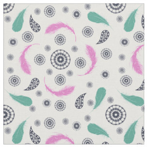 Tecido estilo boho padrão