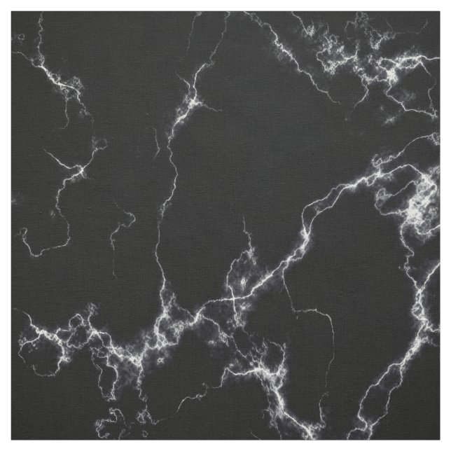 Tecido Estilo de mármore elegante 4 - preto e branco (Modelo)
