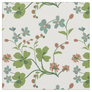 Tecido Estilo de Vintage Floral, Fechamento