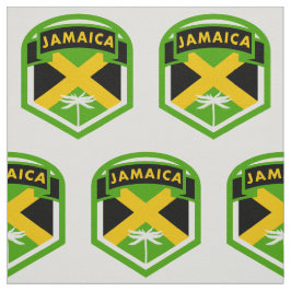 Tecido Estilo do logotipo do sinalizador Jamaica