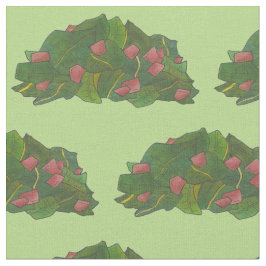 Tecido Estilo sulista Collard Verdes com Comida Bacon