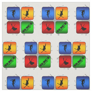 Tecido Estilo urbano do esqui surpreendente