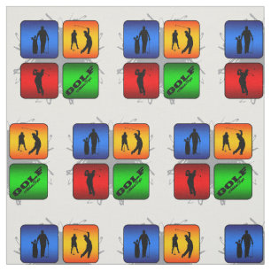 Tecido Estilo urbano do golfe surpreendente