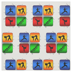 Tecido Estilo urbano do karaté surpreendente