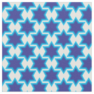 Tecido Estrela de David2, fundo e azulejo personalizados