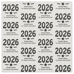 Tecido Estrela de Graduação Turma de 2026 Graduado