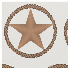 Tecido Estrela de Texas com beira da corda   ALGUMA COR