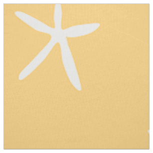 Tecido Estrela do mar na areia