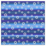 Tecido Estrela Judaica de Israel em Azul
